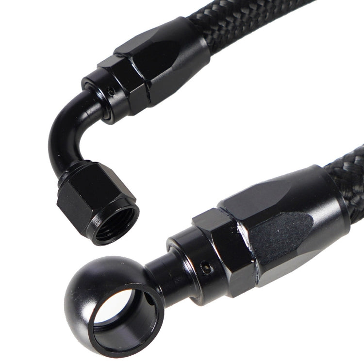 TF-1064-BK Car Braided Fuel Pipe Fitting Kit for Honda / Acura B/D Series by buy2fix