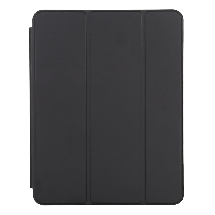 For iPad Pro 12.9 inch (2020/2021) 3-fold Horizontal Flip Smart Leather Tablet Case with Sleep / Wake-up Function & Holder(Black) - iPad Pro 12.9 (2018) Cases by buy2fix | Online Shopping UK | buy2fix