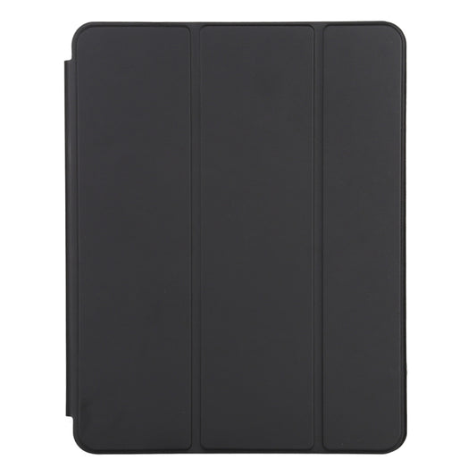 For iPad Pro 12.9 inch (2020/2021) 3-fold Horizontal Flip Smart Leather Tablet Case with Sleep / Wake-up Function & Holder(Black) by buy2fix