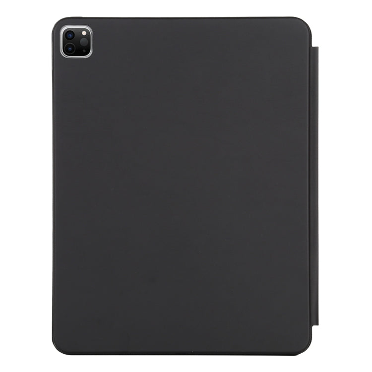 For iPad Pro 12.9 inch (2020/2021) 3-fold Horizontal Flip Smart Leather Tablet Case with Sleep / Wake-up Function & Holder(Black) - iPad Pro 12.9 (2018) Cases by buy2fix | Online Shopping UK | buy2fix