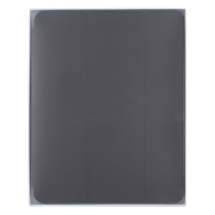 For iPad Pro 12.9 inch (2020/2021) 3-fold Horizontal Flip Smart Leather Tablet Case with Sleep / Wake-up Function & Holder(Black) - iPad Pro 12.9 (2018) Cases by buy2fix | Online Shopping UK | buy2fix