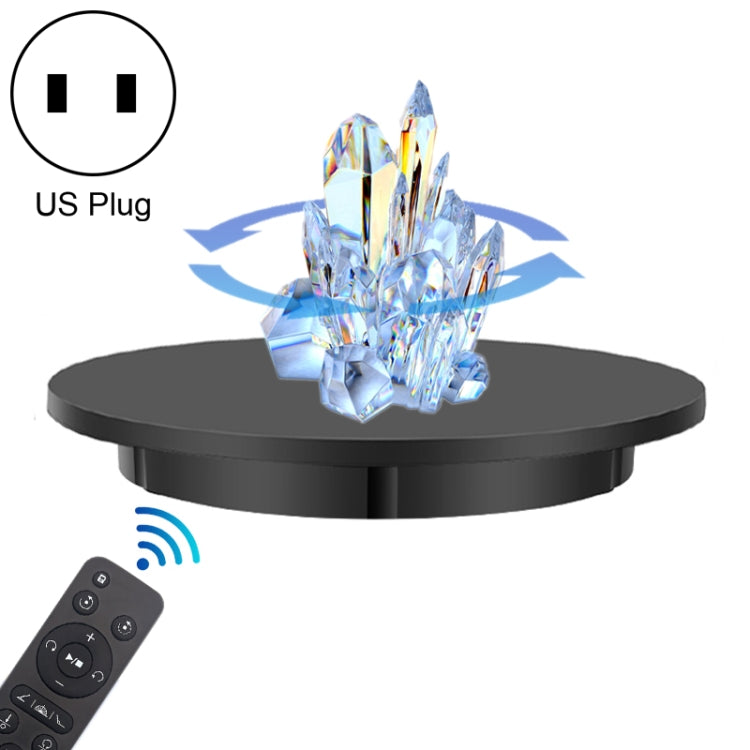 60cm Charging Rotating Display Stand Video Shooting Turntable, Load: 100kg, Power Plug:US Plug(Black) - by buy2fix | Online Shopping UK | buy2fix