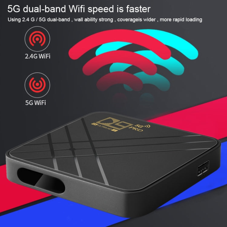D9 PRO 2.4G/5G WIFI 4K HD Android TV Box, Memory:8GB+128GB(EU Plug) - Amlogic S905 by buy2fix | Online Shopping UK | buy2fix