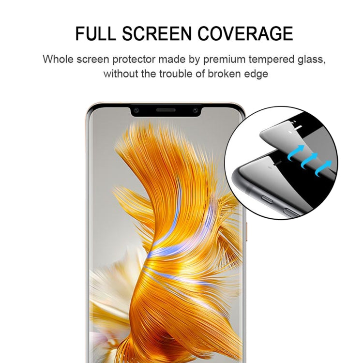 3D Curved Edge Full Screen Tempered Glass Film For Huawei Mate 50 Pro / Mate 50 RS Porsche Design - Huawei Tempered Glass by buy2fix | Online Shopping UK | buy2fix