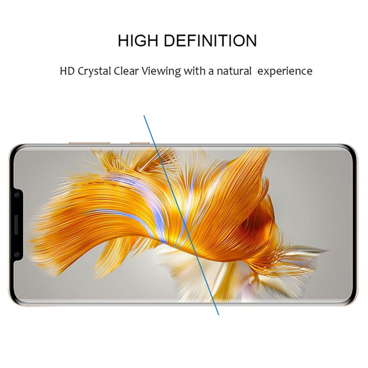 3D Curved Edge Full Screen Tempered Glass Film For Huawei Mate 50 Pro / Mate 50 RS Porsche Design - Huawei Tempered Glass by buy2fix | Online Shopping UK | buy2fix