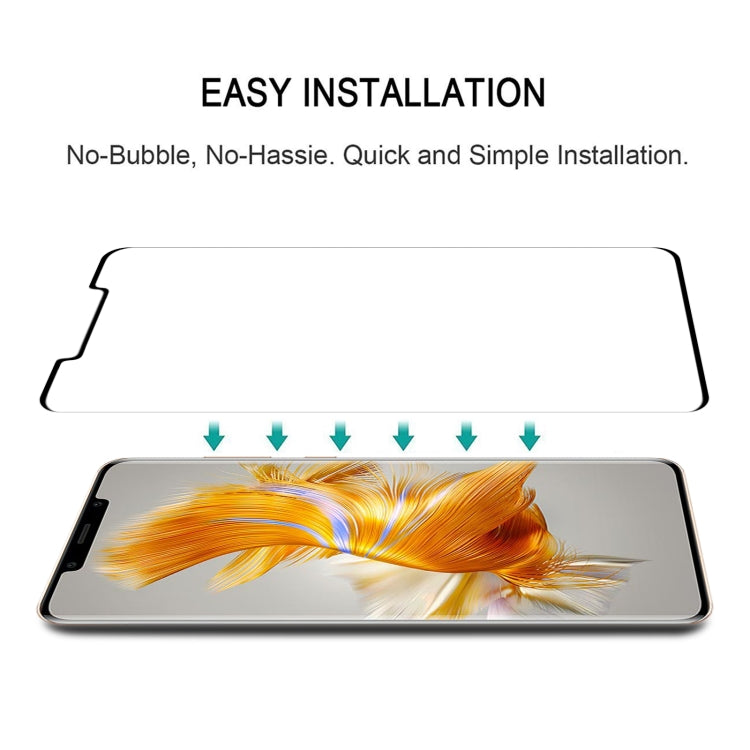 3D Curved Edge Full Screen Tempered Glass Film For Huawei Mate 50 Pro / Mate 50 RS Porsche Design - Huawei Tempered Glass by buy2fix | Online Shopping UK | buy2fix