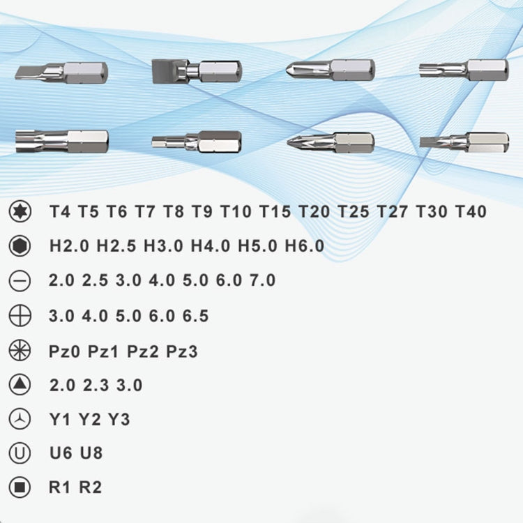 JAKEMY JM-6124 48 in 1 Precise Mini Screwdriver Set - Screwdriver Set by JAKEMY | Online Shopping UK | buy2fix