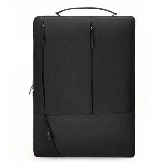 C310 Portable Casual Laptop Handbag, Size:15.6-17 inch(Black) by buy2fix