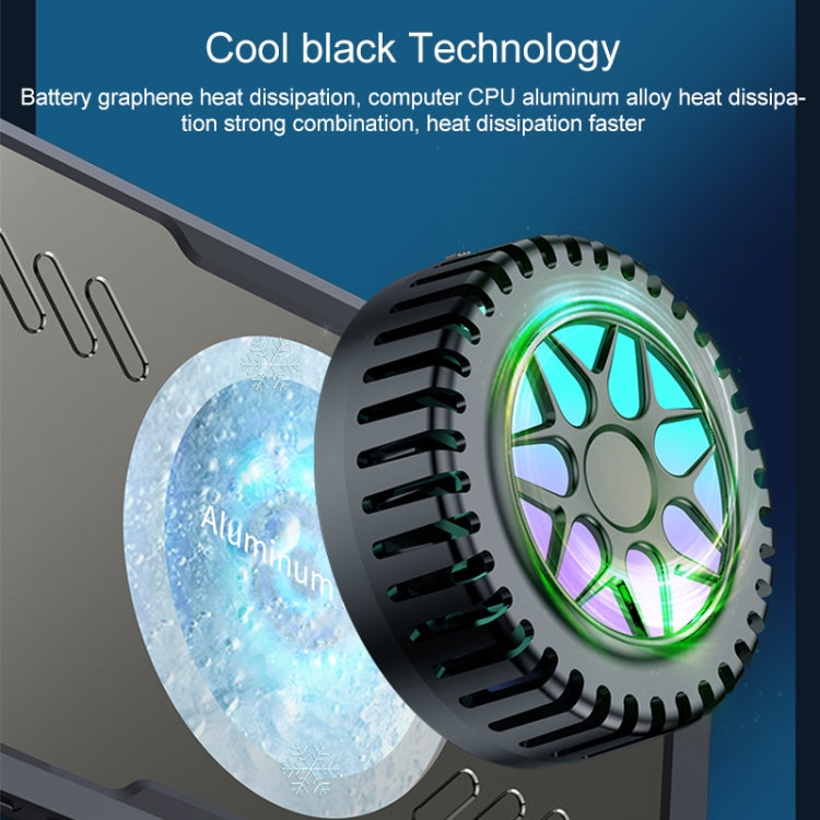 For iPhone 12 Pro Max Gaming Cooling Phone Case(Black) - iPhone 12 Pro Max Cases by buy2fix | Online Shopping UK | buy2fix