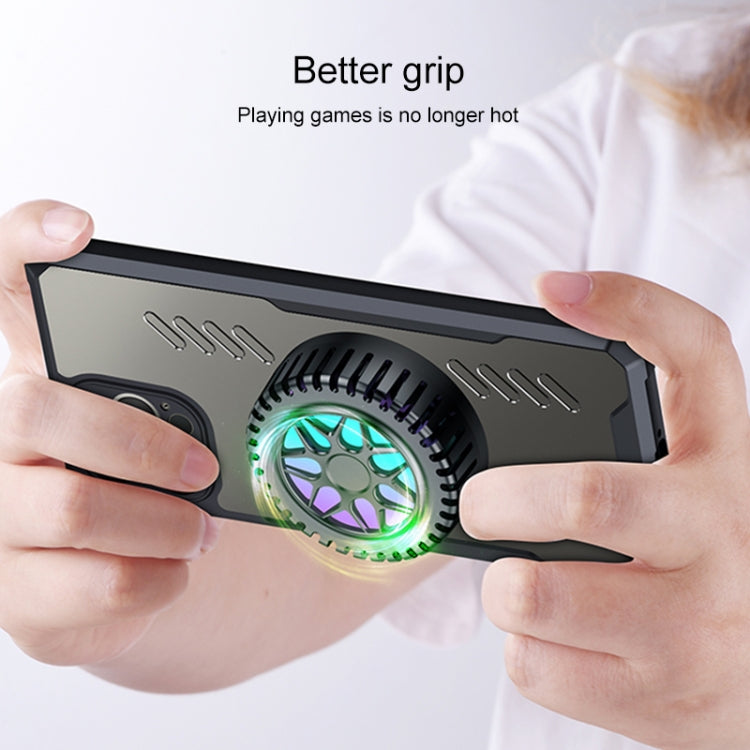 For iPhone 12 Pro Max Gaming Cooling Phone Case(Black) - iPhone 12 Pro Max Cases by buy2fix | Online Shopping UK | buy2fix