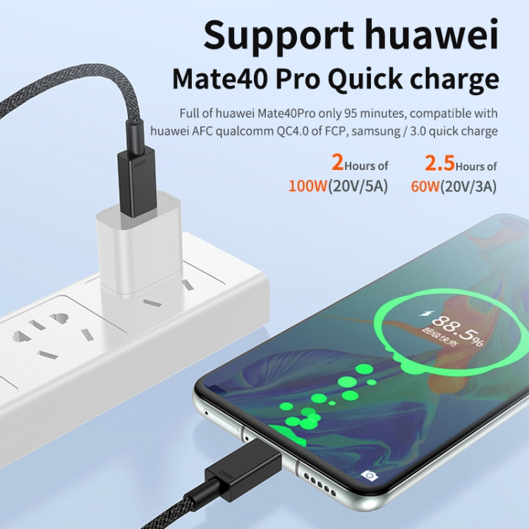 100W USB-C / Type-C to USB-C / Type-C Fast Charging Data Cable, Length:3m(White) by buy2fix