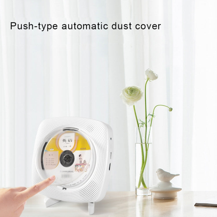Kecag KC-609 Wall Mounted Home DVD Player Bluetooth CD Player, Specification:DVD/CD+Connectable TV + Plug-In Version(White) - DVD & LCD Player by Kecag | Online Shopping UK | buy2fix
