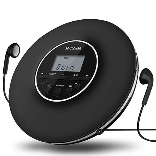 Kecag KC-706 Portable Walkman CD Player(Black) by Kecag