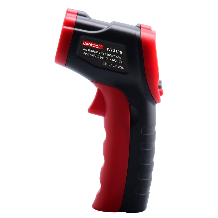 Wintact WT319B -50-550 Celsius LCD Display Infrared Thermometer, Battery Not Included - Thermostat & Thermometer by Wintact | Online Shopping UK | buy2fix