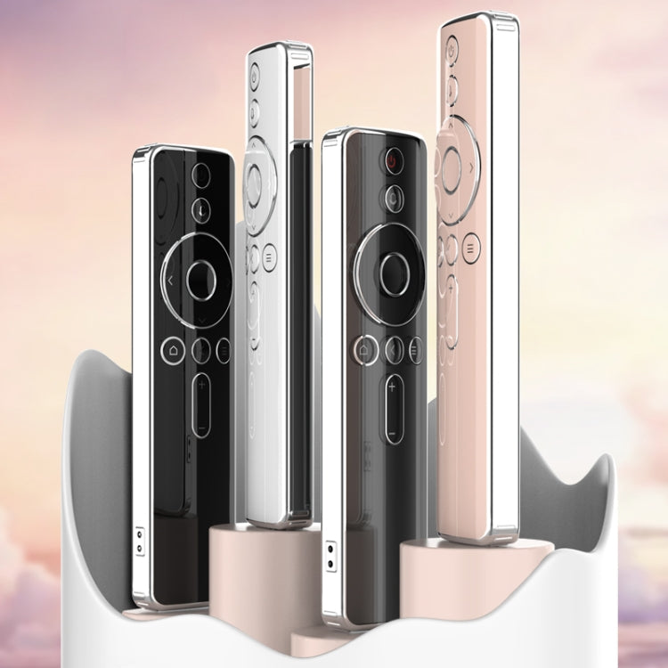 Remote Control TPU Protective Case For Xiaomi Double Button with Voice Button(White) by buy2fix