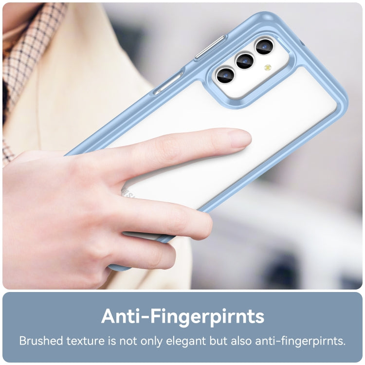 For Samsung Galaxy A13 5G Colorful Series Acrylic + TPU Phone Case(Blue) - Galaxy Phone Cases by buy2fix | Online Shopping UK | buy2fix