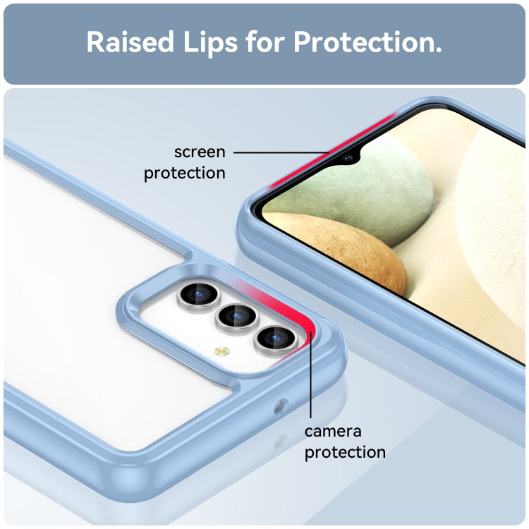 For Samsung Galaxy A13 5G Colorful Series Acrylic + TPU Phone Case(Blue) - Galaxy Phone Cases by buy2fix | Online Shopping UK | buy2fix
