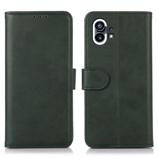 For Nothing Phone 1 Cow Texture Leather Phone Case(Green) - Nothing Cases by buy2fix | Online Shopping UK | buy2fix