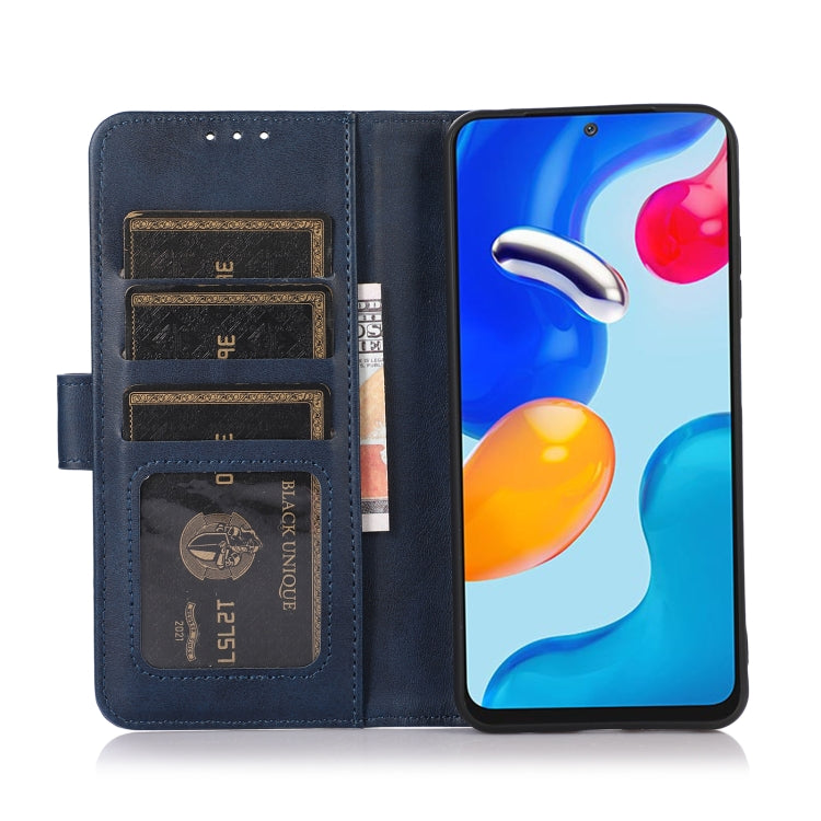 For Nothing Phone 1 Cow Texture Leather Phone Case(Blue) - Nothing Cases by buy2fix | Online Shopping UK | buy2fix