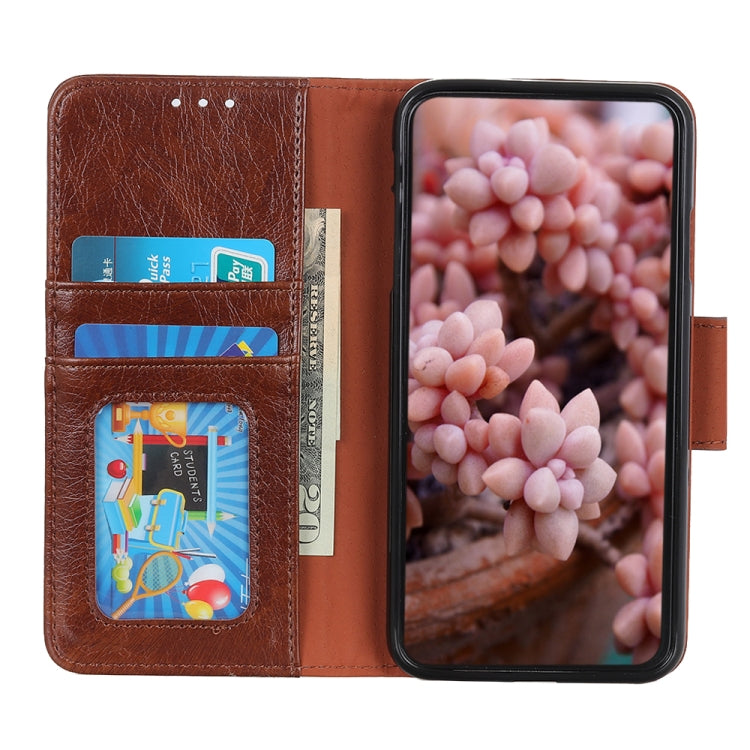 For Nothing Phone 1 Nappa Texture Horizontal Flip Leather Phone Case(Brown) - Nothing Cases by buy2fix | Online Shopping UK | buy2fix