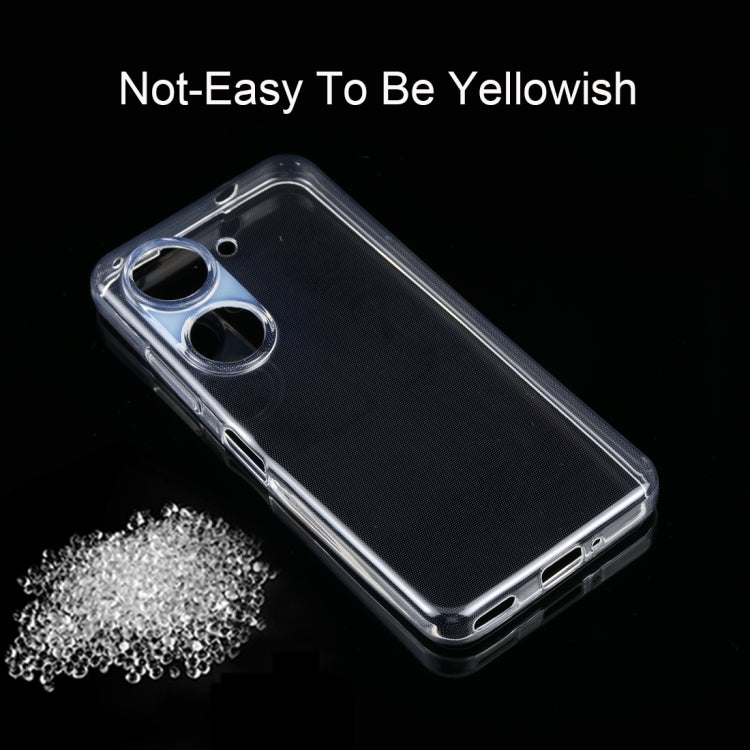 For ASUS Zenfone 9 / Zenfone 10 Ultra-thin Transparent TPU Phone Case - ASUS Cases by buy2fix | Online Shopping UK | buy2fix
