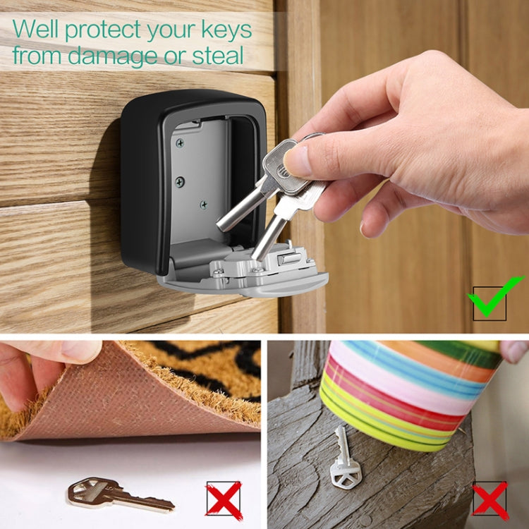 G9 4-digit Password Aluminum Alloy Key Storage Box(Red) - Safety Box by buy2fix | Online Shopping UK | buy2fix