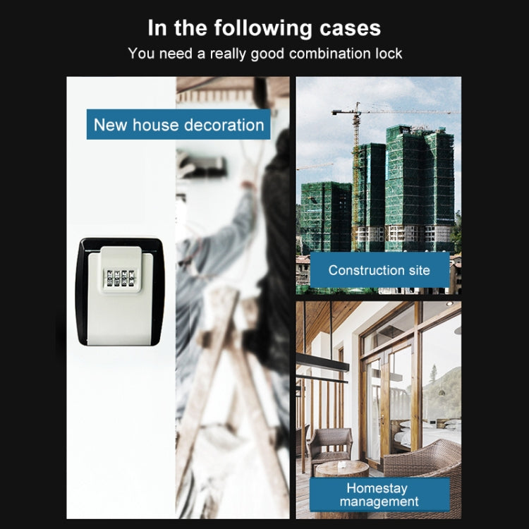 G12 Nail Free Installation Password Key Storage Box(Blue) by buy2fix