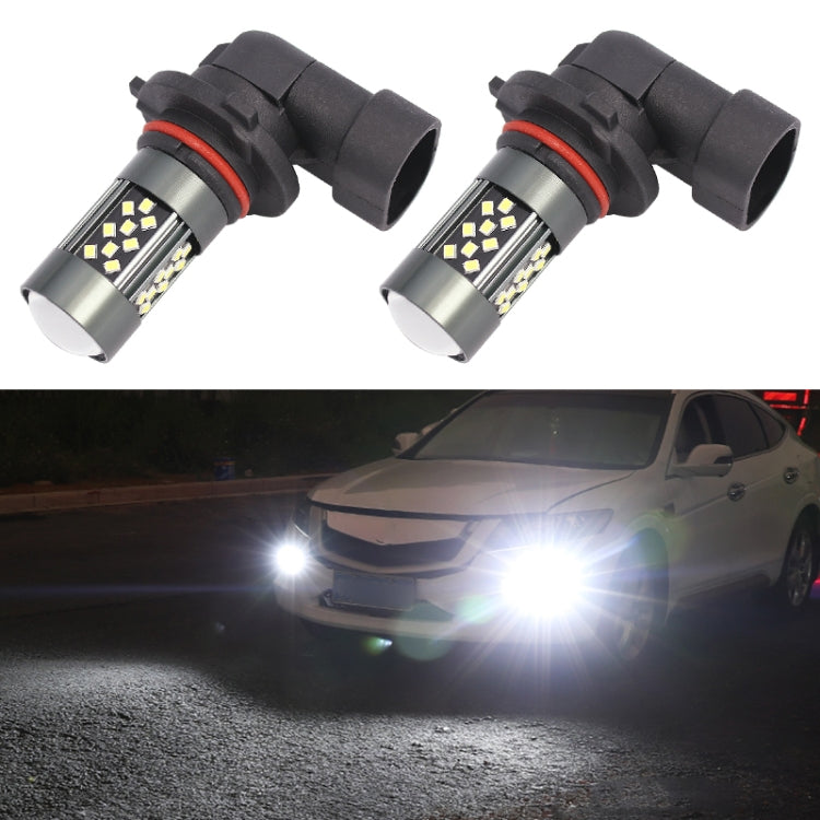 1 Pair 9006 12V 7W Continuous Car LED Fog Light(White Light) - Fog / Driving Lights by buy2fix | Online Shopping UK | buy2fix