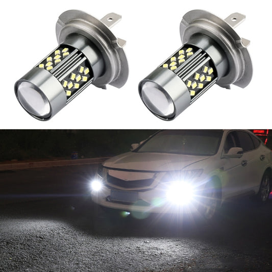 1 Pair H7 12V 7W Strobe Car LED Fog Light(White Light) - Fog / Driving Lights by buy2fix | Online Shopping UK | buy2fix