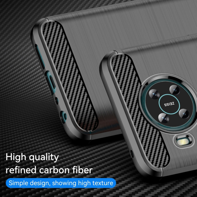For Nokia X100 Brushed Texture Carbon Fiber TPU Phone Case(Black) - Nokia Cases by buy2fix | Online Shopping UK | buy2fix
