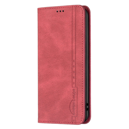For Nothing Phone 1 Magnetic RFID Blocking Anti-Theft Leather Phone Case(Red) - Nothing Cases by buy2fix | Online Shopping UK | buy2fix