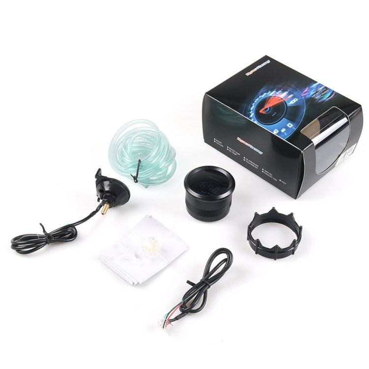 Car Modified 12V Universal 52mm Blue Light Digital Display Meter, Style:Turbo Boost Gauge PSI - Car Modification by buy2fix | Online Shopping UK | buy2fix