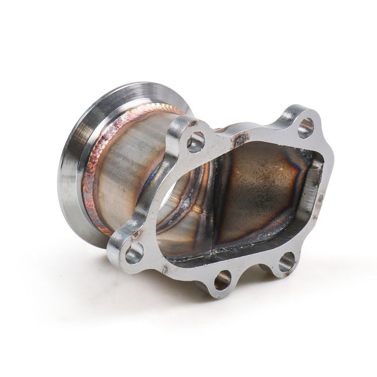 Car Modified 63mm Turbo Down Pipe V-band Adapter with Clamp Flange - Engine Fittings by buy2fix | Online Shopping UK | buy2fix
