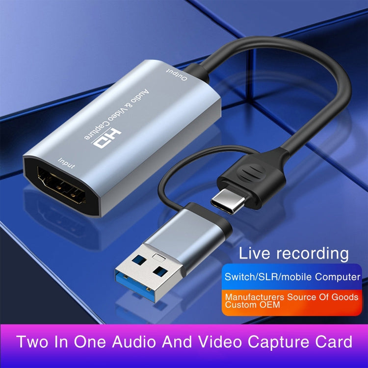 Z29 HDMI/M Female to USB-Type C/M Male HD Video Capture Card - Video Capture Solutions by buy2fix | Online Shopping UK | buy2fix