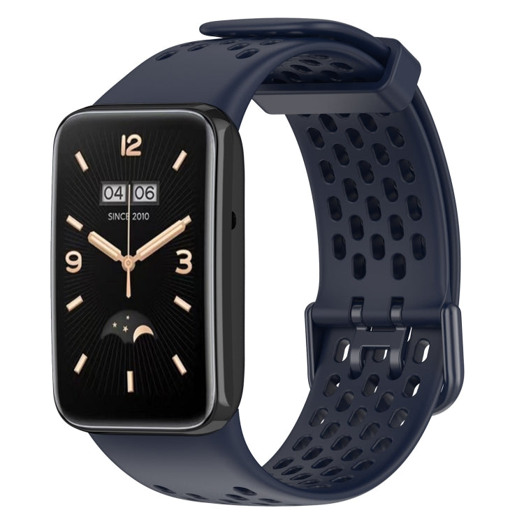 For Xiaomi Mi Band 7 Pro Breathable TPU Watch Band(Navy Blue) - Watch Bands by buy2fix | Online Shopping UK | buy2fix