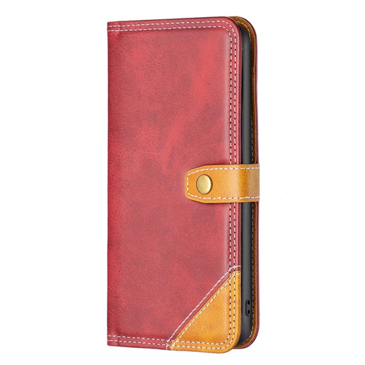 For Nothing Phone 1 Color Matching Double Sewing Thread Leather Phone Case(Red) - Nothing Cases by buy2fix | Online Shopping UK | buy2fix