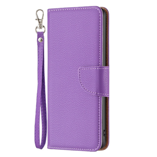 For Nothing Phone 1 Litchi Texture Pure Color Leather Phone Case(Purple) by buy2fix
