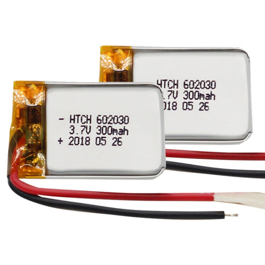 2pcs 602030 300mAh Li-Polymer Battery Replacement by buy2fix