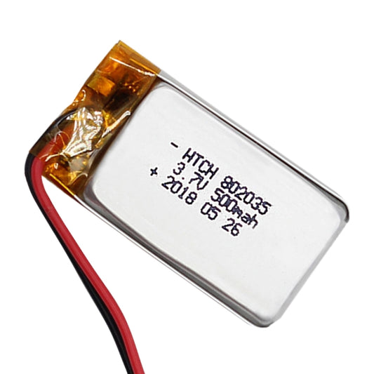 2pcs 802035 500mAh Li-Polymer Battery Replacement by buy2fix