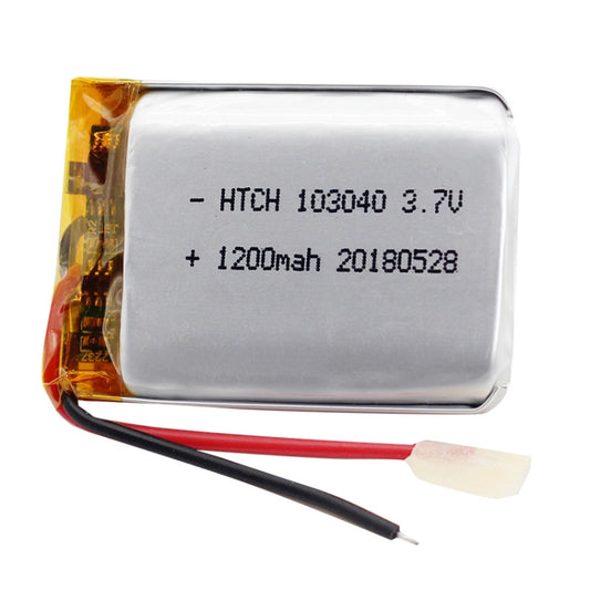 2pcs 103040 1200mAh Li-Polymer Battery Replacement by buy2fix