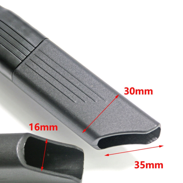 2 PCS For Dyson Vacuum Cleaner V7 / V8 / V10 / V11 Bendable Long Soft Flat Narrow Suction Nozzle - For Dyson Accessories by buy2fix | Online Shopping UK | buy2fix