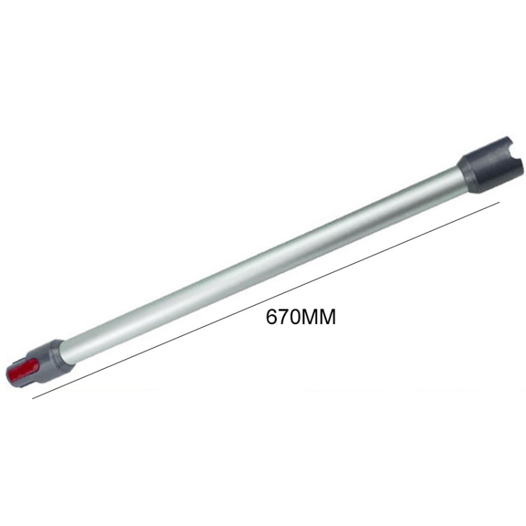 For Dyson V7 / V8 / V10 / V11 Vacuum Cleaner Extension Rod Metal Straight Pipe(Orange) - For Dyson Accessories by buy2fix | Online Shopping UK | buy2fix