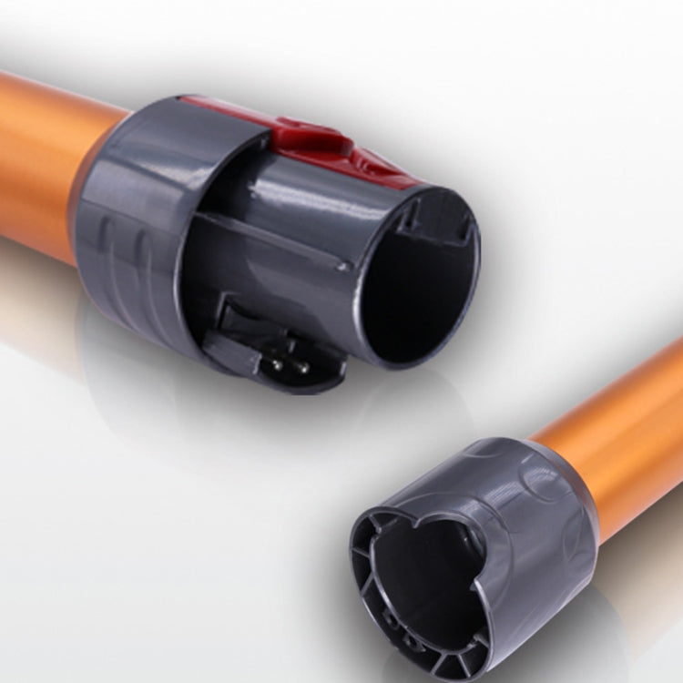 For Dyson V7 / V8 / V10 / V11 Vacuum Cleaner Extension Rod Metal Straight Pipe(Orange) - For Dyson Accessories by buy2fix | Online Shopping UK | buy2fix
