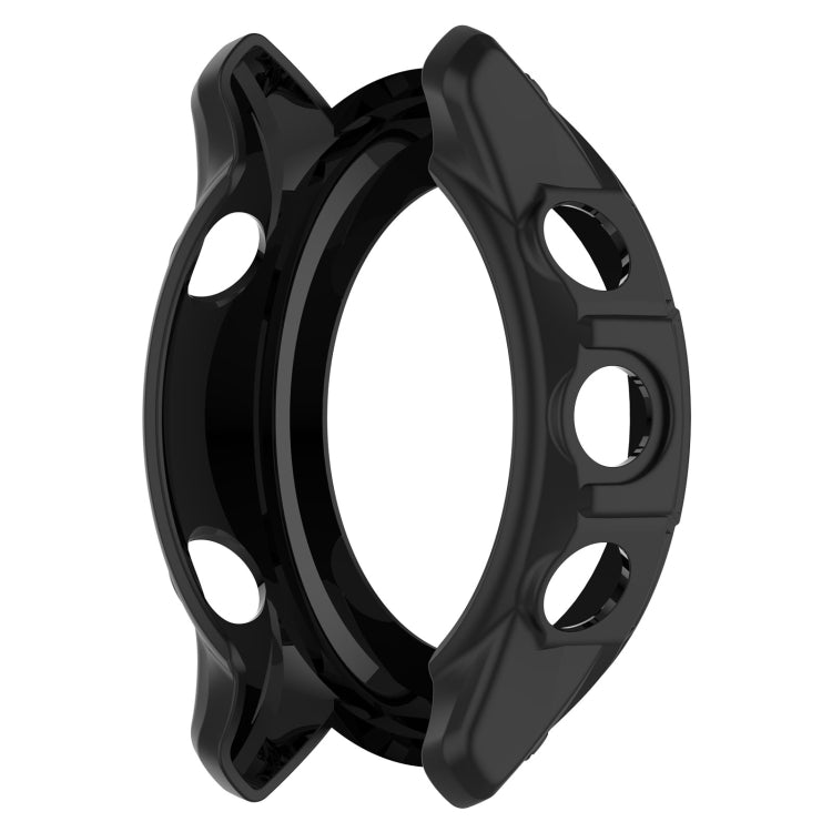 For Garmin Forerunner 955 Armor Hollow TPU Watch Case(Black) - Watch Cases by buy2fix | Online Shopping UK | buy2fix