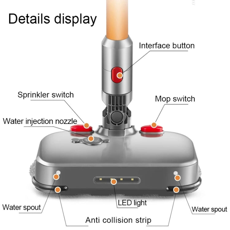 For Dyson V6 D2 Electric Wet and Dry Mopping Head with Water Tank - For Dyson Accessories by buy2fix | Online Shopping UK | buy2fix