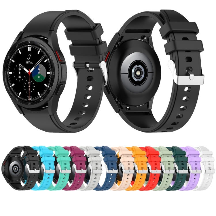 For Samsung Galaxy Watch5/Watch5 pro Silicone Watch Band(Dark Green) - Watch Bands by buy2fix | Online Shopping UK | buy2fix