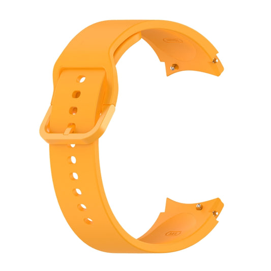 For Samsung Galaxy Watch 5 44mm Official Silicone Watch Band, Size:L(Yellow) by buy2fix