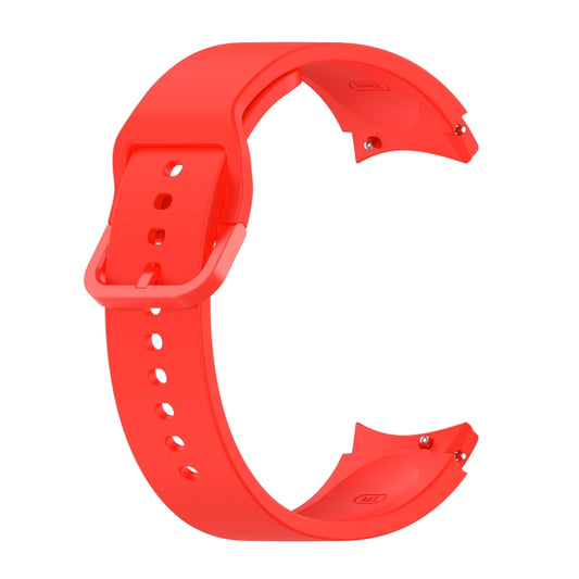 For Samsung Galaxy Watch 5 44mm Official Silicone Watch Band, Size:L(Red) by buy2fix