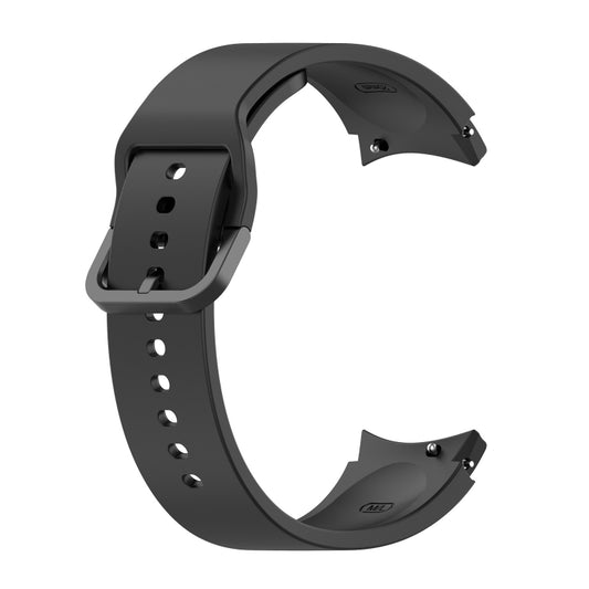 For Samsung Galaxy Watch 5 Pro 45mm Official Silicone Watch Band, Size:S(Black) by buy2fix