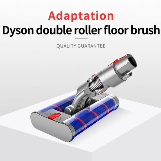 For Dyson V7 / V8 / V10 / V11 Double Roller Brush Universal Electric Floor Brush by buy2fix